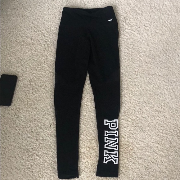 PINK Victoria's Secret Pants - black PINK leggings